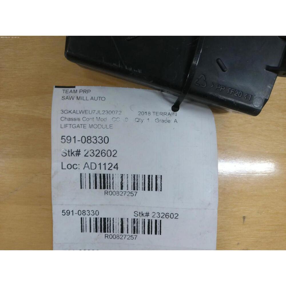 16-24 TERRAIN Rear Liftgate Trunk Door Control Module Unit BCM BCU Factory OEM - Picture 5 of 10